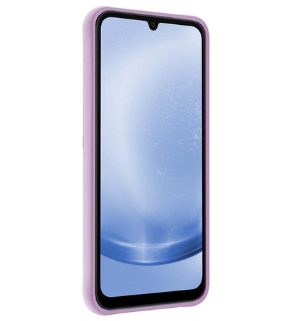 Forterra Samsung A25 Hoesje Siliconen Backcover Lichtgewicht - Lila