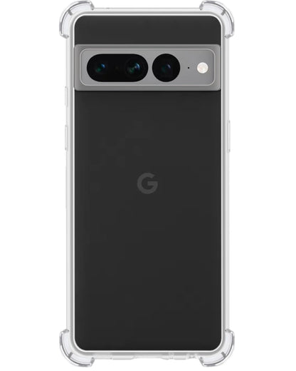 Forterra Google Pixel 7 Pro Hoesje Shockproof Backcover Siliconen - Transparant