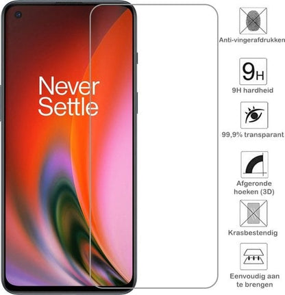 Forterra OnePlus Nord 2 Screenprotector Gehard Glas - Anti-kras