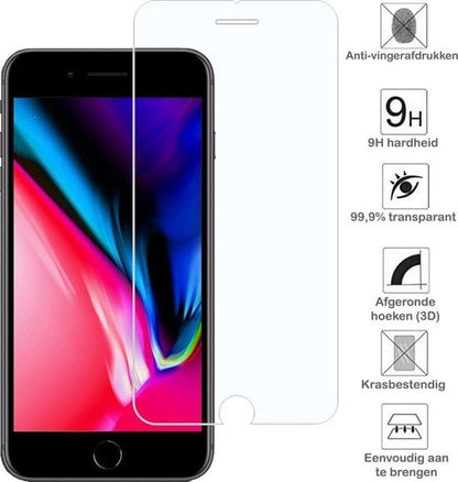 Forterra iPhone 8 Plus Screenprotector Gehard Glas - Anti-kras