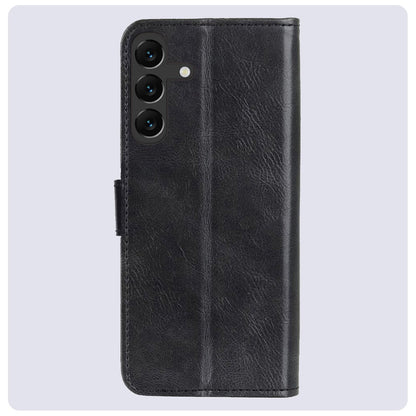 Forterra Samsung S24 Hoesje Bookcase Cover met Kaarthouder - Zwart