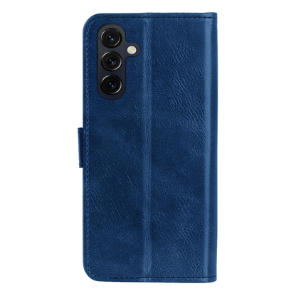 Forterra Samsung A27 Hoesje Bookcase Cover met Kaarthouder - Donkerblauw