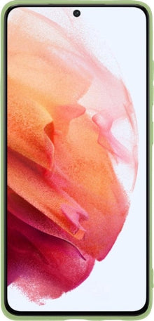 Forterra Samsung S21 Plus Hoesje Siliconen Backcover Lichtgewicht - Groen