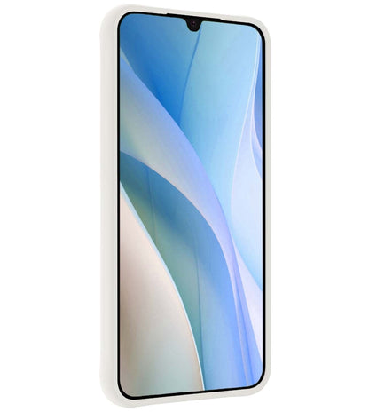 Forterra Samsung A15 Hoesje Siliconen Backcover Lichtgewicht - Wit