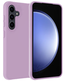Forterra Samsung S23 FE Hoesje Siliconen Backcover Lichtgewicht - Lila