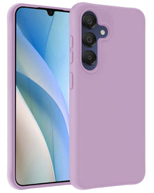 Forterra Samsung A15 Hoesje Siliconen Backcover Lichtgewicht - Lila