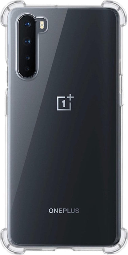 Forterra OnePlus Nord Hoesje Shockproof Backcover Siliconen - Transparant
