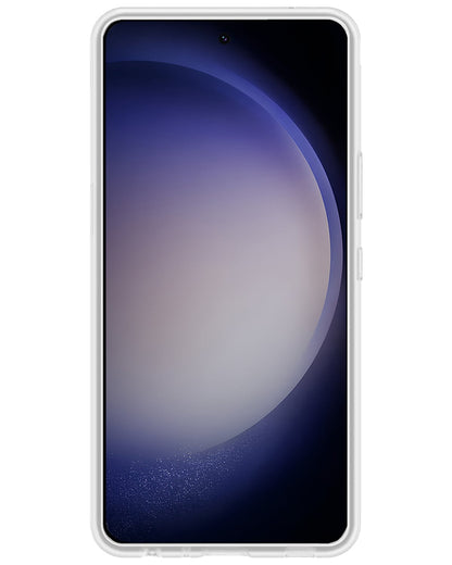 Forterra Samsung S23 Hoesje Siliconen Backcover Lichtgewicht - Transparant