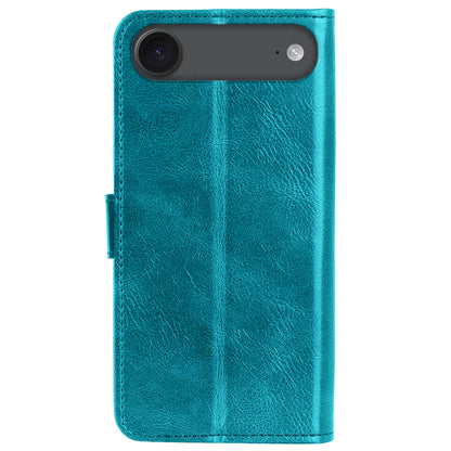 Forterra iPhone Air Hoesje Bookcase Cover met Kaarthouder - Turquoise