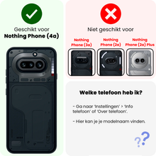 Forterra Nothing Phone 4a Screenprotector Gehard Glas - Anti-kras
