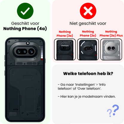 Forterra Nothing Phone 4a Screenprotector Gehard Glas - Anti-kras