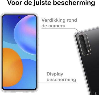 Forterra Huawei P smart 2021 Hoesje Siliconen Backcover Lichtgewicht - Transparant