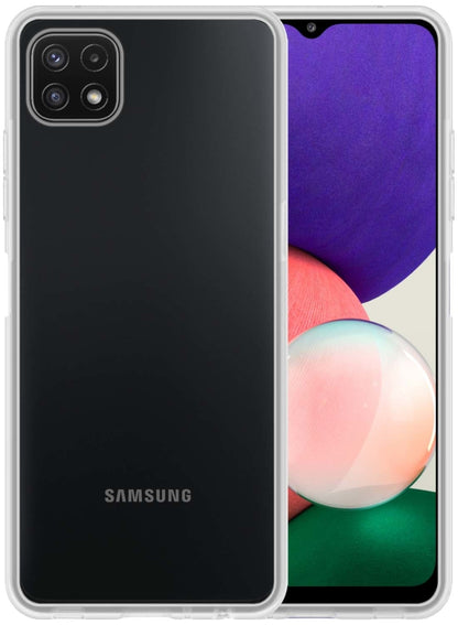 Forterra Samsung M22 Hoesje Siliconen Backcover Lichtgewicht - Transparant
