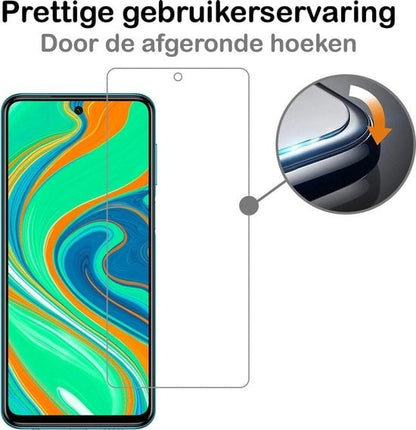 Forterra Xiaomi Redmi Note 9S Screenprotector Gehard Glas - Anti-kras