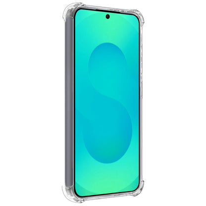 Forterra Samsung S25 Edge Hoesje Kaarthouder Backcover Shockproof - Transparant