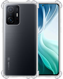 Forterra Xiaomi 11T Hoesje Shockproof Backcover Siliconen - Transparant