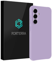 Forterra Samsung S26 Hoesje Siliconen Backcover Lichtgewicht - Lila