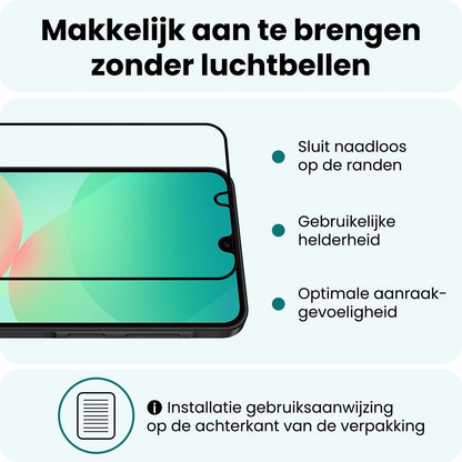 Forterra Samsung A26 Screenprotector Gehard Glas - Full Screen