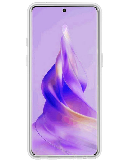 Forterra OPPO Reno 8T 4G Hoesje Siliconen Backcover Lichtgewicht - Transparant