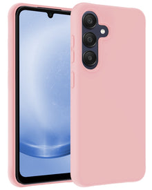 Forterra Samsung A25 Hoesje Siliconen Backcover Lichtgewicht - Lichtroze