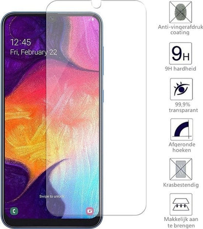Forterra Samsung A20e Screenprotector Gehard Glas - Anti-kras