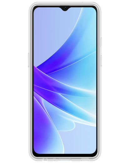 Forterra OPPO A57 Hoesje Siliconen Backcover Lichtgewicht - Transparant