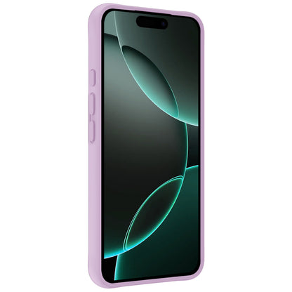 Forterra iPhone 16 Pro Max Hoesje Siliconen Backcover Lichtgewicht - Lila
