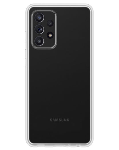 Forterra Samsung A53 Hoesje Siliconen Backcover Lichtgewicht - Transparant