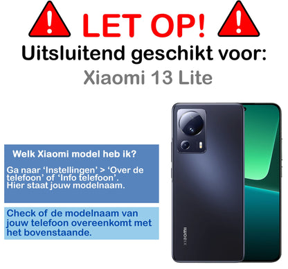 Forterra Xiaomi 13 Lite Screenprotector Gehard Glas - Anti-kras