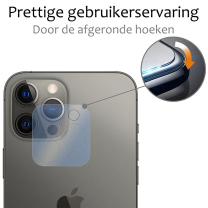 Forterra iPhone 15 Pro Max Camera Screenprotector Gehard Glas