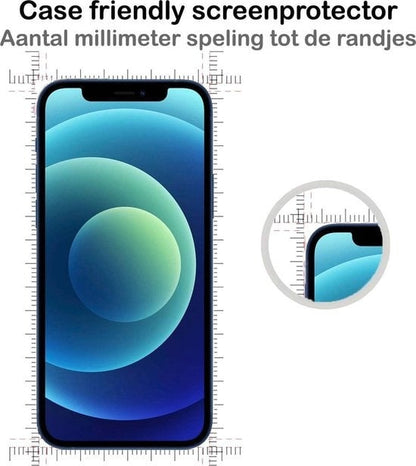 Forterra iPhone 12 Screenprotector Gehard Glas - Anti-kras