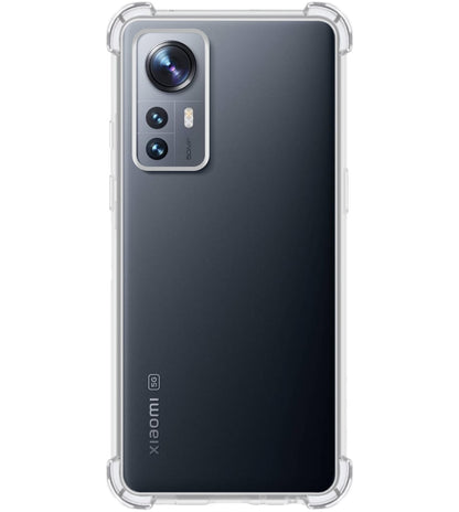Forterra Xiaomi 12 Pro Hoesje Shockproof Backcover Siliconen - Transparant