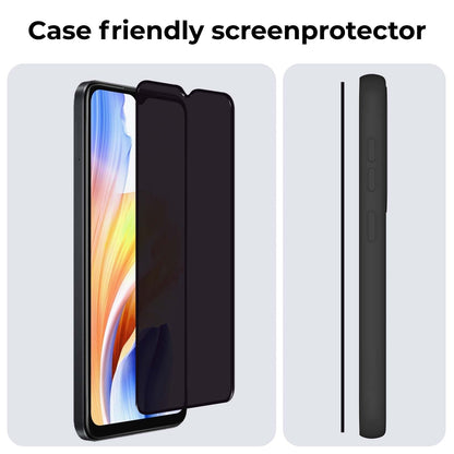 Forterra OPPO A18 Screenprotector Gehard Glas - Privacy