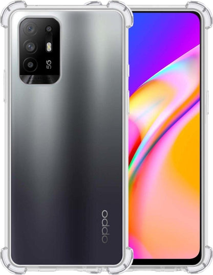 Forterra OPPO A94 5G Hoesje Shockproof Backcover Siliconen - Transparant