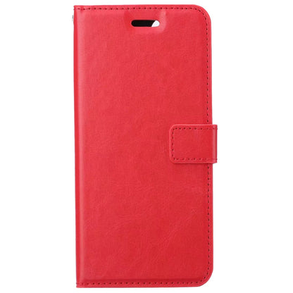 Forterra OnePlus 10 Pro Hoesje Bookcase Cover met Kaarthouder - Rood