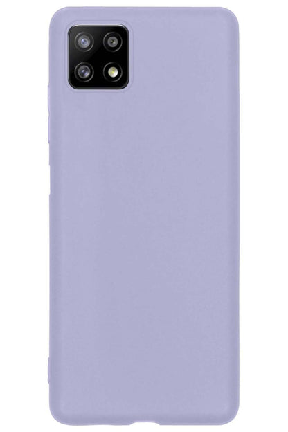 Forterra Samsung A22 4G Hoesje Siliconen Backcover Lichtgewicht - Lila