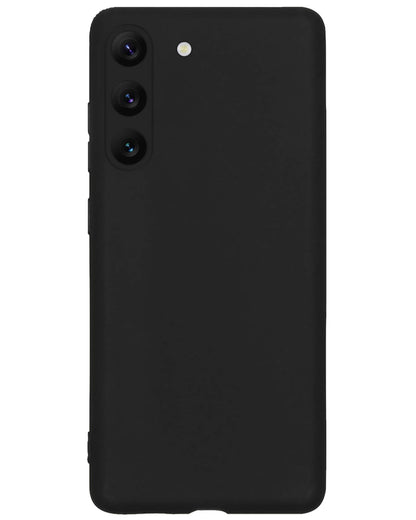 Forterra Samsung S23 Plus Hoesje Siliconen Backcover Lichtgewicht - Zwart
