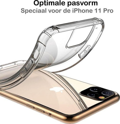 Forterra iPhone 11 Pro Hoesje Shockproof Backcover Siliconen - Transparant