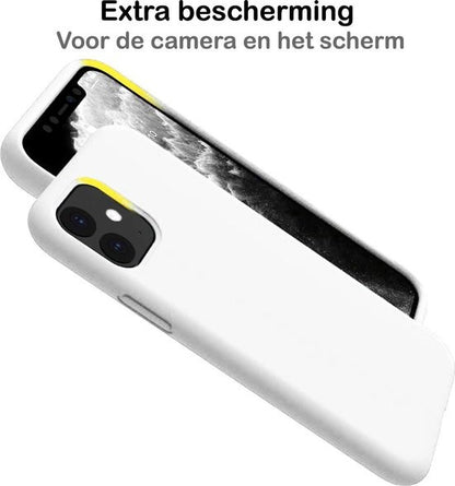 Forterra iPhone 11 Pro Hoesje Siliconen Backcover Lichtgewicht - Wit