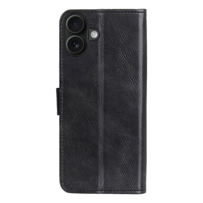 Forterra iPhone 17 Hoesje Bookcase Cover met Kaarthouder - Zwart