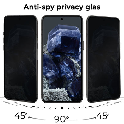 Forterra Google Pixel 8 Screenprotector Gehard Glas - Privacy