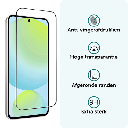 Forterra Samsung S24 FE Screenprotector Gehard Glas - Full Screen