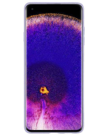 Forterra OPPO Find X5 Pro Hoesje Siliconen Backcover Lichtgewicht - Lila