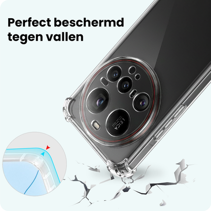Forterra Xiaomi 15 Ultra Hoesje Shockproof Backcover Siliconen - Transparant
