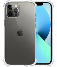 Forterra iPhone 13 Pro Hoesje Shockproof Backcover Siliconen - Transparant