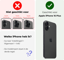 Forterra iPhone 16 Plus Hoesje Met Telefoonkoord en Pasjeshouder Siliconen - Lila