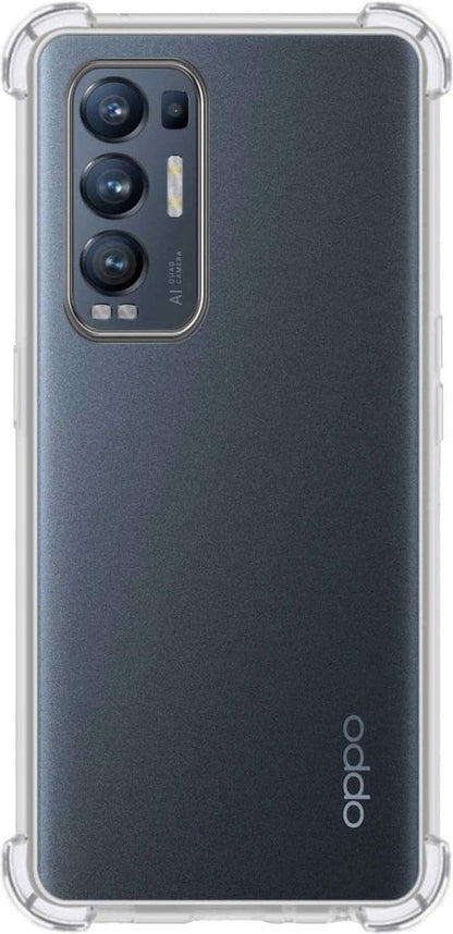 Forterra OPPO Find X3 Neo Hoesje Shockproof Backcover Siliconen - Transparant