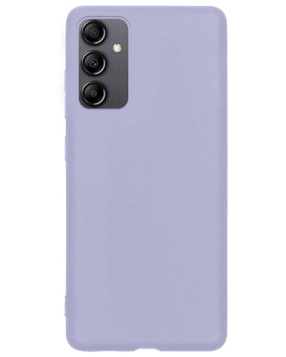 Forterra Samsung A14 Hoesje Siliconen Backcover Lichtgewicht - Lila