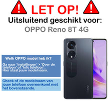 Forterra OPPO Reno 8T 4G Hoesje Siliconen Backcover Lichtgewicht - Zwart