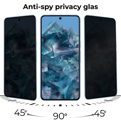 Forterra Google Pixel 8 Pro Screenprotector Gehard Glas - Privacy
